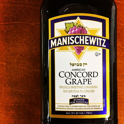 Manischewitz Concord NV (kosher) Copake Wine Works